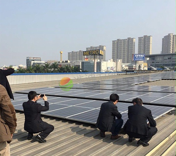 东莞市万江麦德龙商场480KW太阳能光伏发电项目
